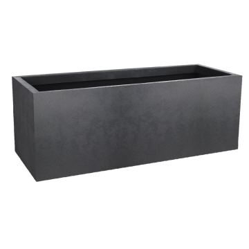 Eda Pot Basalt Up rechthoek antraciet 79,5 x 29,5 x 29,5 cm