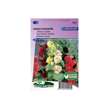Alcea Rosea Double Annual Choice Mix
