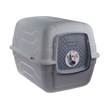 Kattenbak licht grijs 52 x 40 x 40 cm