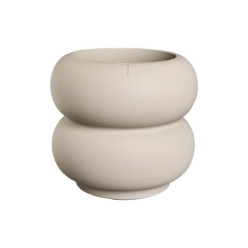 Elho Amber Roll Low - Balanced beige - 43 x 40 cm