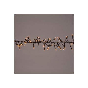 Clusterverlichting 1152 lichtjes met knipperfunctie warm wit 6,9 m