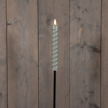 Anna's Collection Fakkel Solar swirl 3D lont zand steker 97 x 4 cm