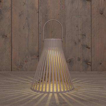 Anna's Collection Hanglamp Solar LED zand 20 x 24cm