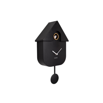 Karlsson Wandklok Moderne Koekoeksklok Zwart