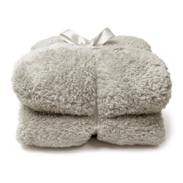 Unique Living Teddy Plaid Chateau Grey 150 x 200