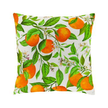 Unique Living Kussen Coco summer sinaasappels 45 x 45 cm
