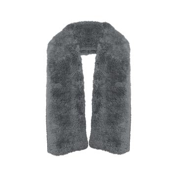 Unique Living Sjaal Wanda donkergrijs 30 x 190 cm