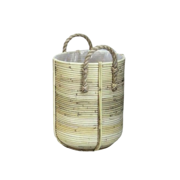 Van der Leeden Basket Stripe Naturel 35 x 40 
