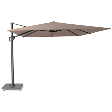 Platinum Zweefparasol Challenger T1 premium Havanna 4 x 3 m