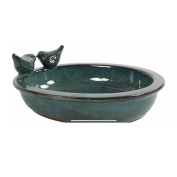 Vogelbad ovaal Momo blauw