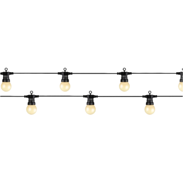 Lumineo Feestverlichting Startset bolvorm 950 cm 20 lampjes