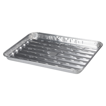 Barbecue Grillschalen met gaatjes 4 stuks 34 x 23 x 2.5 cm