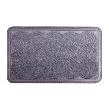 Deurmat donker grijs 45 x 75 cm
