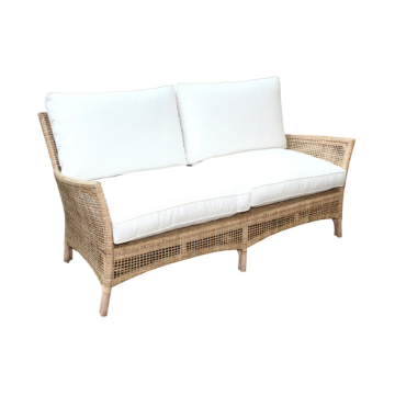 Peel Rattan Tuinbank met kussenset 178 x 86 x 87 cm