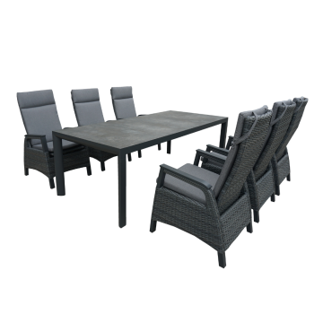 Royal Seasons Fabio Diningset 6 stoelen
