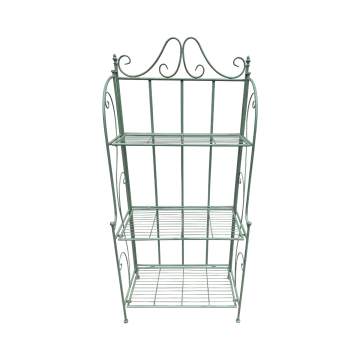 Plantenstand 3-laags antiek groen 58 x 32 x 127 cm