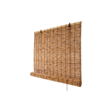 Rolgordijn riet carbonized