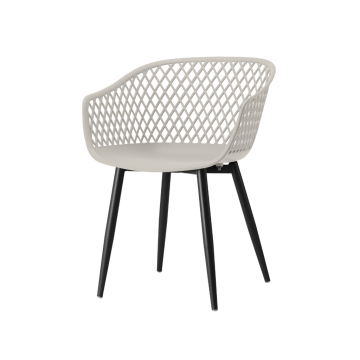 Ease Up Webbing kunststof tuinstoel warm grey