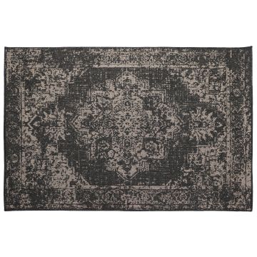 Outdoor vloerkleed 160x230cm vintage natural/black