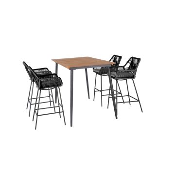 Ease Up Napoli barset zwart 4 personen