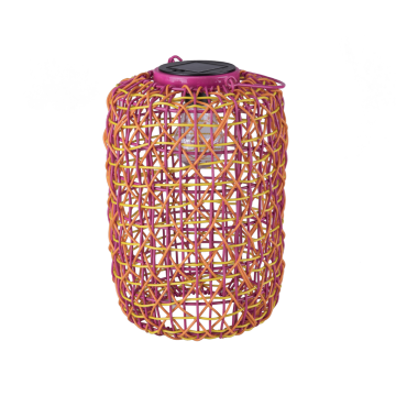 Solar lantaarn 20 x 30 cm roze