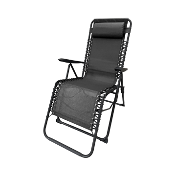 Ease Up Hardy textileen relax chair zwart