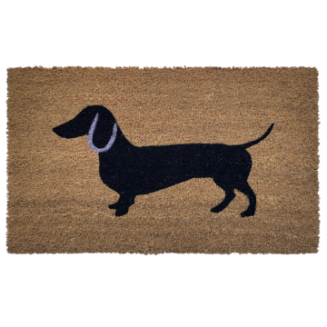 Deurmat kokos Teckel 45 x 75 cm