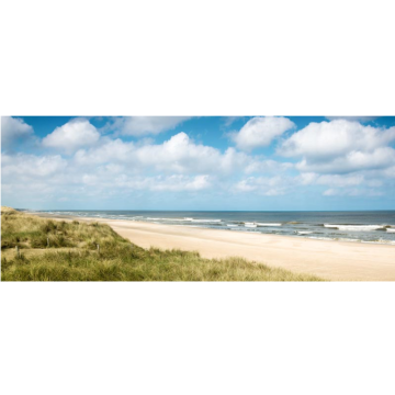 Tuinposter Strandzicht  110 x 45 cm