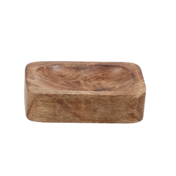 Amber Schaal Mango Hout 11 cm