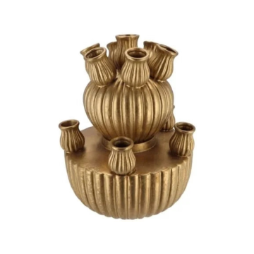 Tulpenvaas Amsterdam Goud Set 28x38