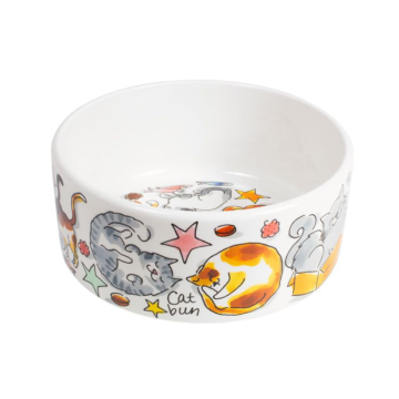 Blond Amsterdam Voerbak Cat love 15.5 cm