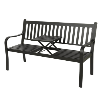 Outdoor Living Tuinkbank Nottingham aluminium zwart