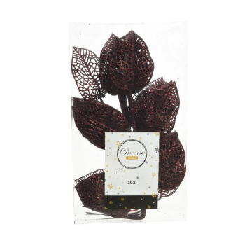Glittertak vensterbox 10 stuks oxblood
