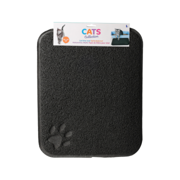 Kattenbakmat grijs 45 x 37 cm