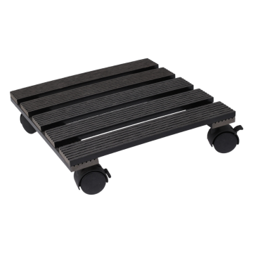 Pro Garden Plantentrolly antraciet hout 29 x 29 cm