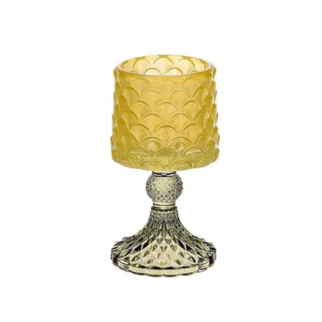 Theelichthouder Clary Geel 15 cm