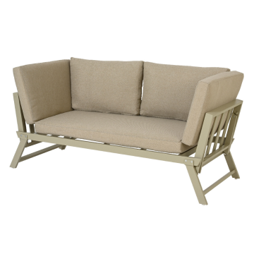 Outdoor Living Loungebed Malmö aluminium creme