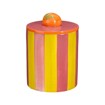 Mica Decorations Voorraadpot Dion roze 20 x 14.5 cm