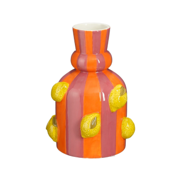 Mica Decorations Vaas Dion oranje 15 x 23 cm