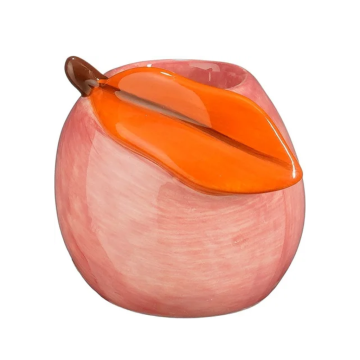 Mica Decorations Kandelaar fruit roze 5 x 4.5 x 5 cm