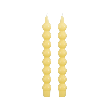 Mica Decorations Dinerkaars bol geel 25 cm
