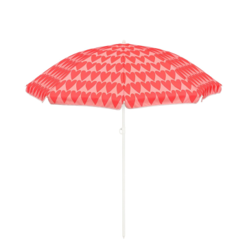 Mica Decorations Parasol hartjes roze 180 x 160 cm