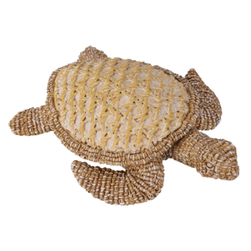 Zeeschildpad rattan structuur 20 cm