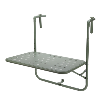 Pro Garden Balkontafel groen 61.5 x 51 x 5 cm