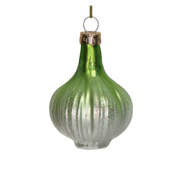 Kersthanger Knoflookglas Groen