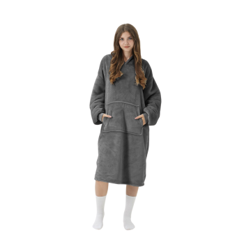 Dutch Decor Hoodie Sherry Charcoal Gray